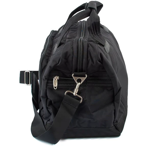 Мужская дорожная сумка Onepolar черная (WA807-black): Фактура Тканая, Матовая