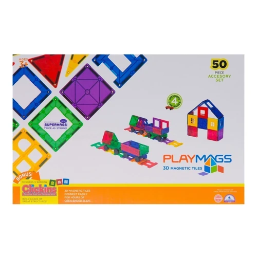 Конструктор Playmags магнитный набор 50 эл. (PM153) фото 5