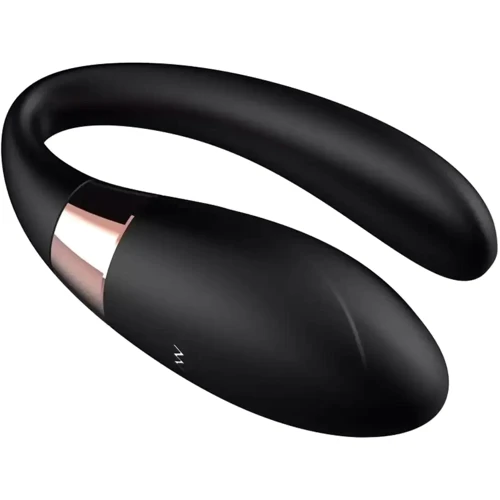 Вибромассажер для пар с пультом ДУ - Boss Series V-Vibe Black USB 7 Function, BS6200003