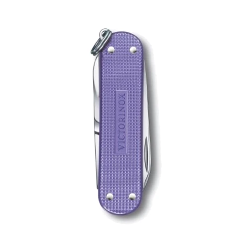 Мультитул Victorinox Classic SD Alox Colors Electric Lavender 58мм/5функцій/рифлений фіолетовий (0.6221.223G): Кількість інструментів 5