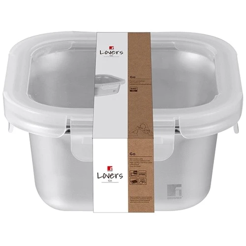 Ємність для зберігання Bergner Go Lovers 640 мл (BG-36313-GY)