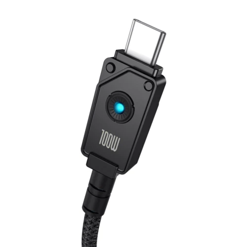 Кабель Baseus USB-C to USB-C Unbreakable Series 100W 1m Black (P10355800111-00) фото 4