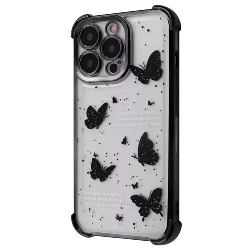 Чехол для iPhone WAVE Winkie Case Black/Butterfly for iPhone 16 Pro