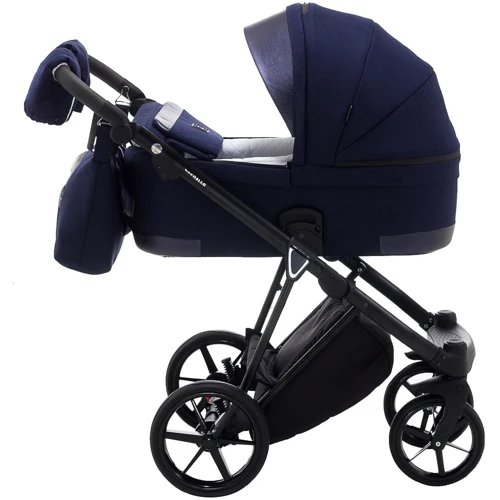 Коляска 2 в 1 Adamex Gallo Thermo GA-9 deep blue фото 10