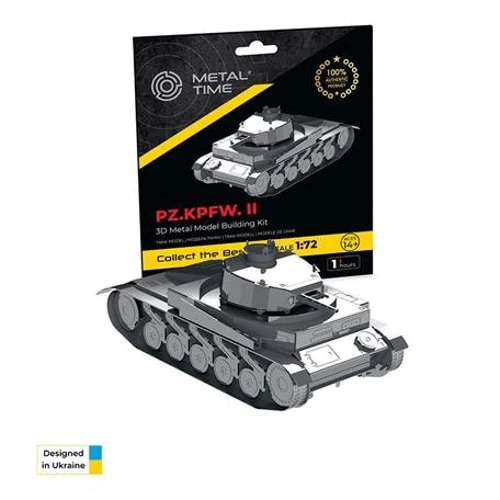 Коллекционная модель-конструктор Metal Time Pz.Kpfw. II танк (MT060)