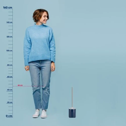 Йоршик для унітазу KELA Isabella синій 46х10.5 см (20511)