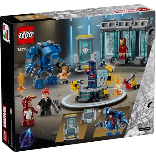 Конструктор LEGO Super Heroes Лаборатория Железного Человека: зал доспехов (76315)