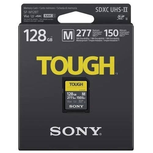 Карта памяти Sony 128GB SDXC C10 UHS-II U3 V60 (SFM128T.SYM): Тип карты SDXC