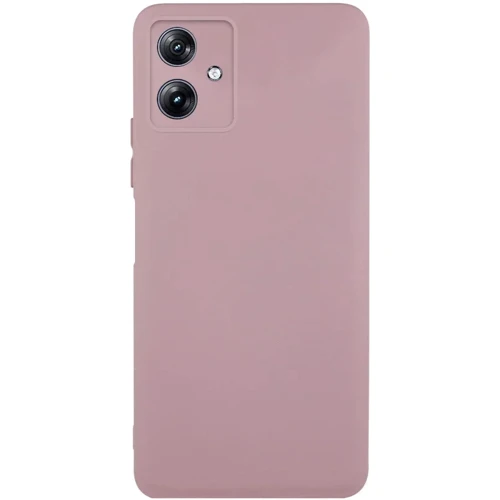 Чохол для телефона TPU Case Getman Liquid Silk Full Camera Pink Sand для Motorola G54