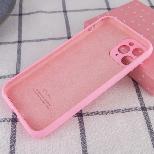 Чехол для iPhone Mobile Case Silicone Case Full Camera Protective Light Pink for iPhone 14 Pro: Цвет розовый