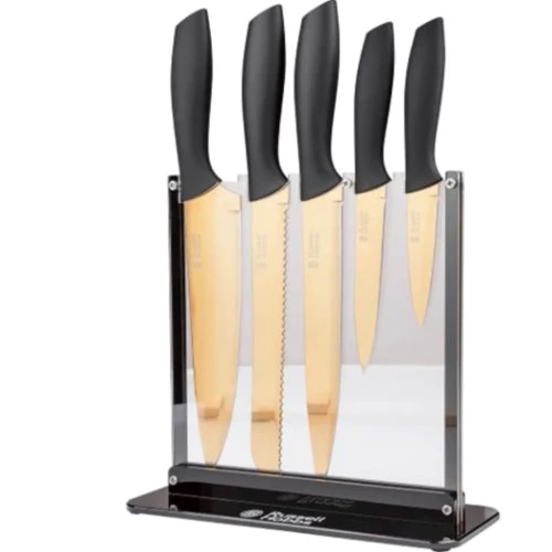 Набір кухонних ножів Russell Hobbs 6 пр. (RH02492B8LDLDIR gold)