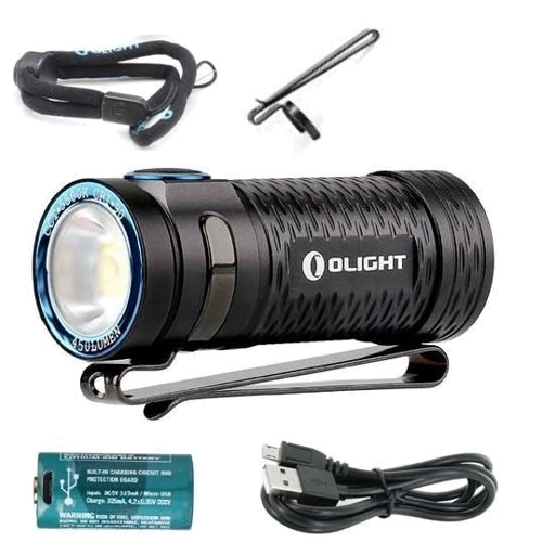 Ліхтар туристичний Ліхтар Olight S1 Mini HCRI (2370.28.15): Світловий потік, лм 450