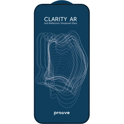 Защитное стекло для iPhone Proove Tempered Glass Clarity AR VS Black for iPhone 15 Pro Max