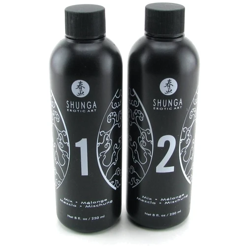 Гель для NURU-масажу Shunga Oriental Body-to-Body – Sparkling Strawberry Wine плюс простирадло