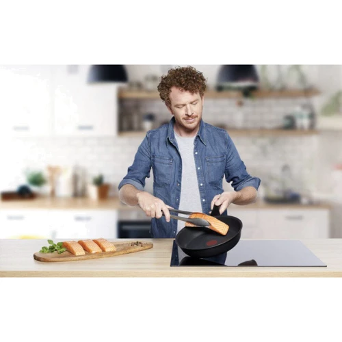 Tefal Unlimited 28 см (G2550672): Додатково Ручка з отверстітем для підвішування, Ненагревающаяся ручка, Индукционное дно, індикатор нагріву