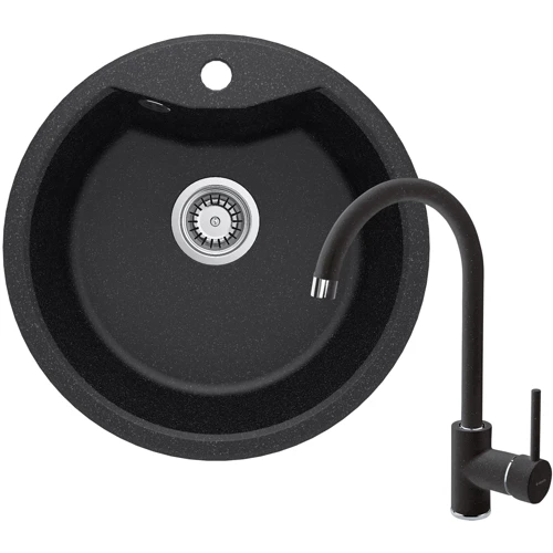 Набор для кухни Deante Solis ZRSB2803: Форма Круглая