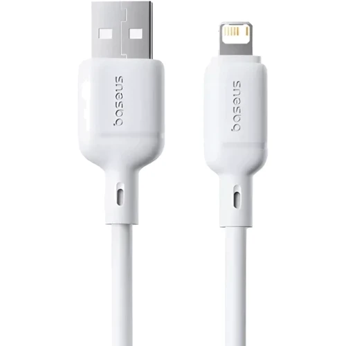 Кабель Baseus USB Cable to Lightning Silky Series 2.4A 2m White (P10377702213-01)