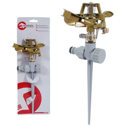 Дождеватель секторно-круговой импульсный Intertool GE-0052