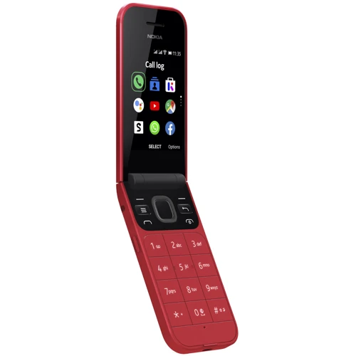 Мобильный телефон Nokia 2720 Flip Red (UA UCRF): Встроенная память 4 ГБ