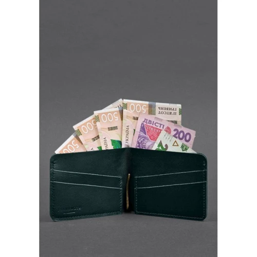 Портмоне BlankNote 4.4 зеленое (BN-PM-4-4-malachite): Тип Портмоне