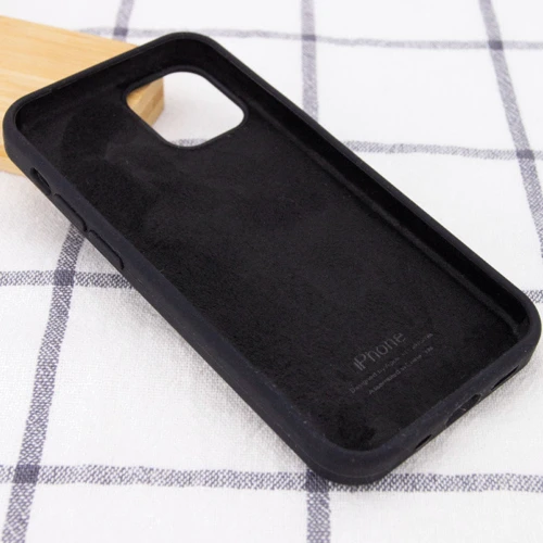 Чехол для iPhone Mobile Case Silicone Case Full Protective Black for iPhone 13 Pro Max: Материалы Силикон