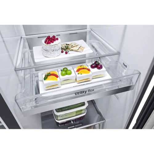 Холодильник Side-by-Side LG GC-Q257CBFV: Объем холодильной камеры, л 424