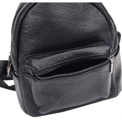 Женский рюкзак Borsa Leather черный (1t408-black): Страна производитель Тайвань