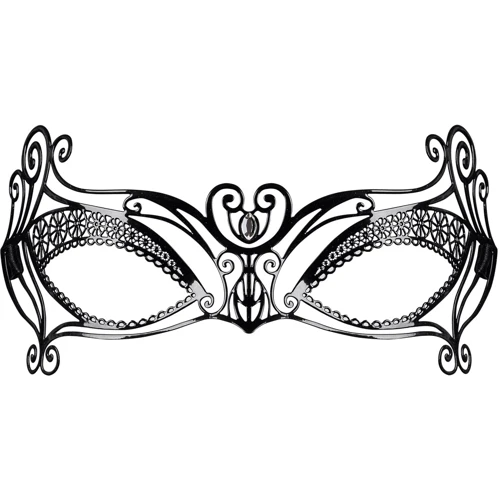 Металлическая маска для глаз A702, черный