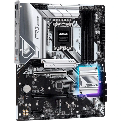 ASRock Z790 PRO RS: Роз'єми на задній панелі USB 3.2 Gen 2, HDMI, Ethernet RJ-45