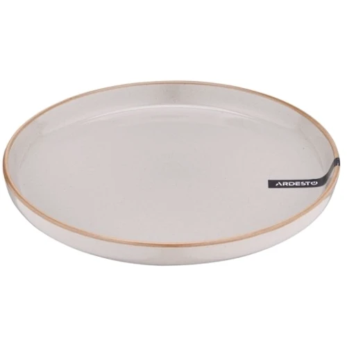 Тарілка обідня Ardesto Apulia 26.6 см сіра (AR2927AG)