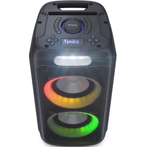 Акустика Sharp PS-949 Xparty Street Beat Black: Подключение 1 x USB 1 x AUX 1 x микрофонный разъем 1 x гитарный разъем