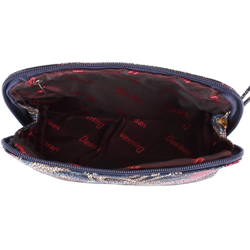 Жіноча косметичка Desisan комбінована (SHI1-415): Тип ручки Коротка ручка