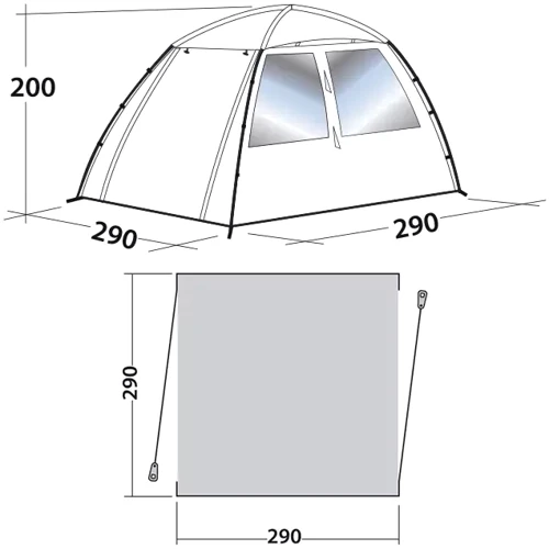Палатка Easy Camp Daytent Granite Grey (120327)