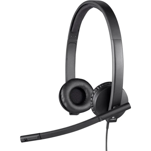 Наушники Logitech H570e Stereo USB-C Black (981-001431): Тип конструкции накладные