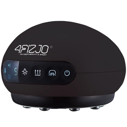 Массажер 4FIZJO Массажная вакуумная банка аккумуляторная с ИК прогревом Black (P-5907739318695)