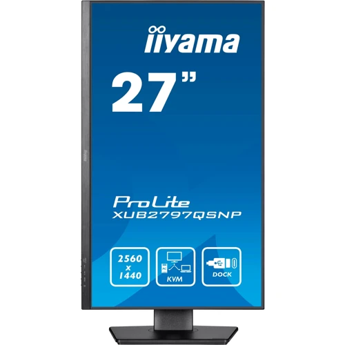 Монитор iiyama XUB2797QSNP-B1: Угол обзора, гор / верт 178°/178°