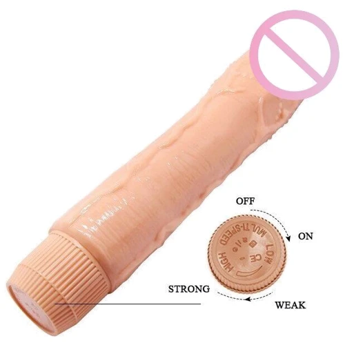 Вибратор реалистик BARBARA 9.5'' Dybbuk MULTI-SPEED VIBRATOR, BW-001071R