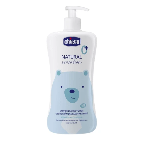 Нежный гель для купания Chicco Natural Sensation Без слез 500 мл (8058664163724)