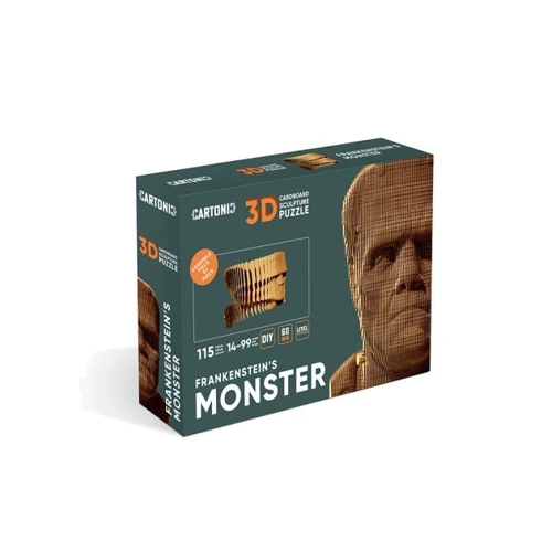 Картонный конструктор Cartonic 3D Puzzle FRANKENSTEIN’S MONSTER: Количество фрагментов, шт 115