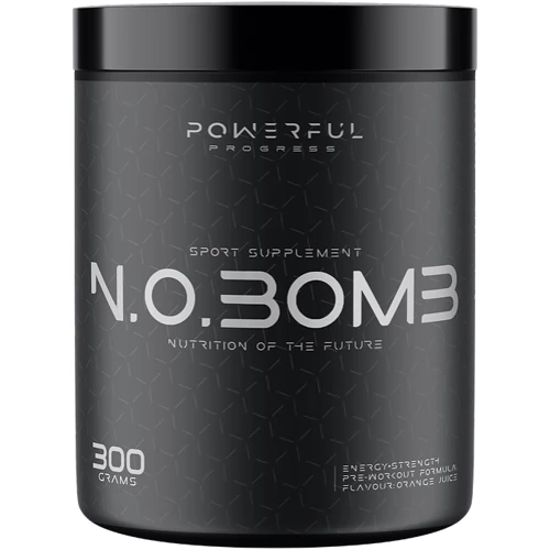 Предтренировочный комплекс Powerful Progress N.O.BOMB 300 g / 30 servings / apple