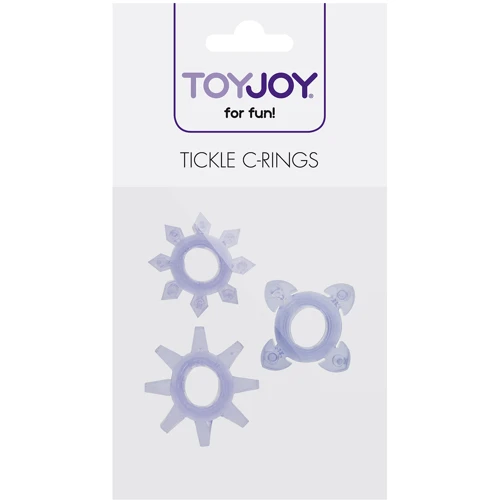 Ерекційні кільця Tickle C-rings Purple