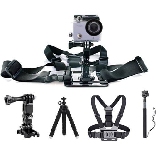 Набор аксессуаров 25 в 1 в кейсе AIRON ACK-2 для экшн-камер GoPro, AIRON, SONY, ACME, Xiaomi, SJCam, EKEN, ThiEYE (69477915500017): Тип аксессуара Набор аксессуаров