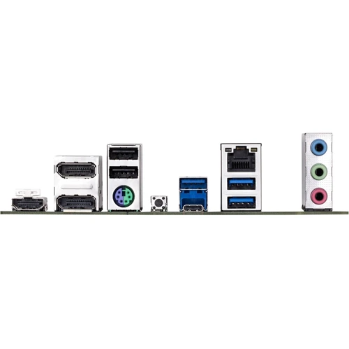 GIGABYTE B850M D3HP UA: Разъемы на задней панели USB 2.0, HDMI, Ethernet RJ-45, DisplayPort