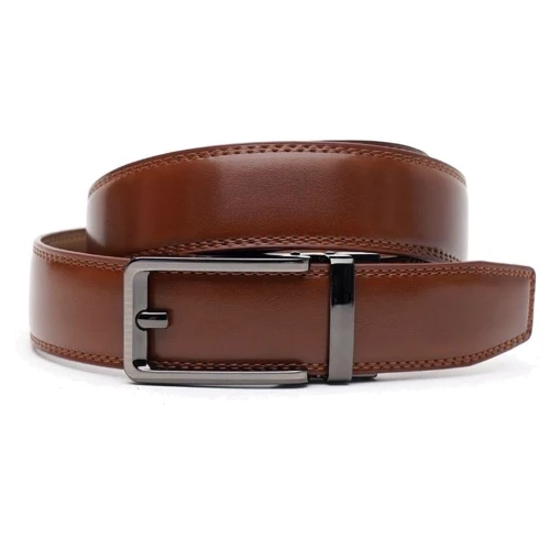Чоловічий ремінь Borsa Leather коричневий (V1GKX12-brown)