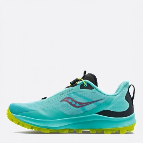 Кроссовки для бега Saucony Peregrine 12 ST (10739-26s) 38 (8) бирюзовые текстиль всесезон: Материал верха Текстиль
