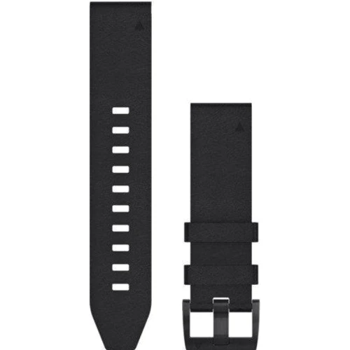 Ремешок Garmin fenix 5 Plus 22mm QuickFit Black Leather (010-12740-01)