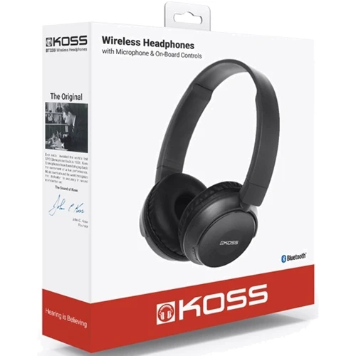 Наушники Koss BT330i Wireless Mic: Тип конструкции накладные