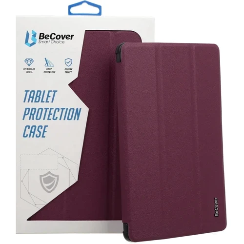 Аксесуар для планшетних ПК BeCover Smart Case Red Wine для OnePlus Pad Go (710991): Матеріал Искусственная кожа + TPU