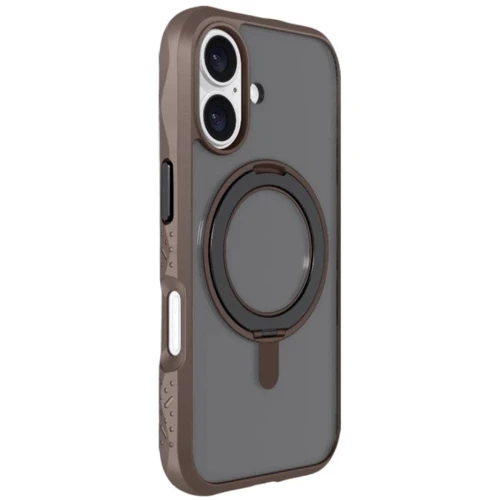 Чехол для iPhone LAUT CRYSTAL MATTER MagSafe Brown (L_IP24A_CM_BR) for iPhone 16 фото 6