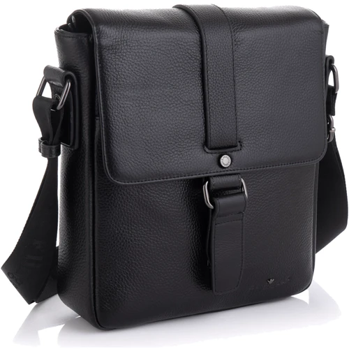 Мужская сумка через плечо Buffalo Bags черная (SHIGF8130-black)